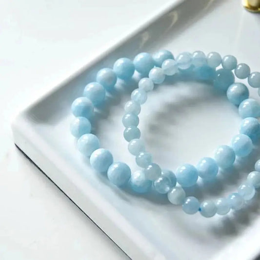 Aquamarine Stone Bracelet – Channel the Power of the Ocean 🌊💎